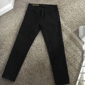 J crew toothpick black ankle skinny 27